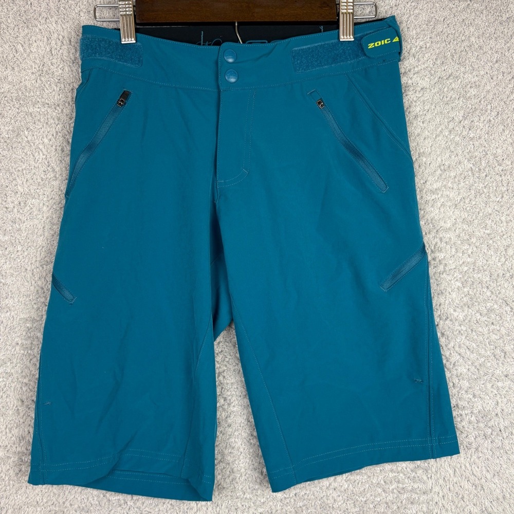 Zoic Navaeh Shorts Womens XS Blue Mountain Bike Cycling Padded Liner MTB Trail